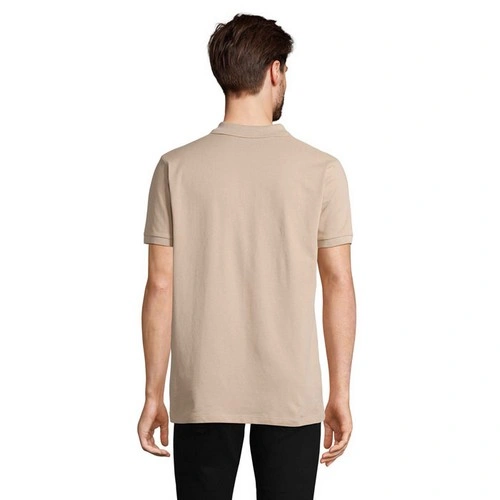Polo de hombre de algodón orgánico con cuello canalé ref S03566