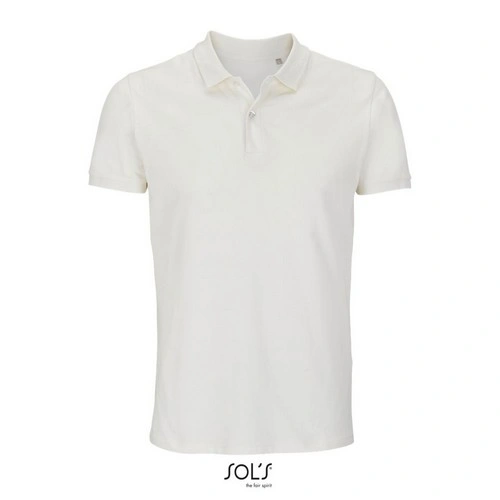 Polo de hombre de algodón orgánico con cuello canalé ref S03566