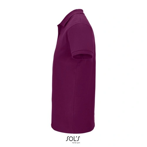 Polo de hombre de algodón orgánico con cuello canalé ref S03566
