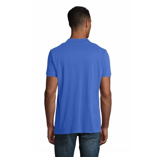 Polo de hombre de algodón orgánico con cuello canalé ref S03566