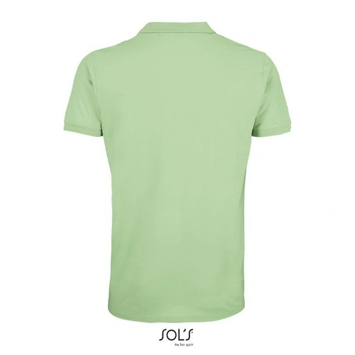 Polo de hombre de algodón orgánico con cuello canalé ref S03566
