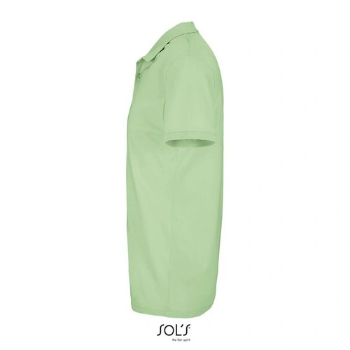 Polo de hombre de algodón orgánico con cuello canalé ref S03566