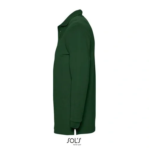 Polo manga larga algodón para uso corporativo 180GSM ref S11353 - Verde Golf Side