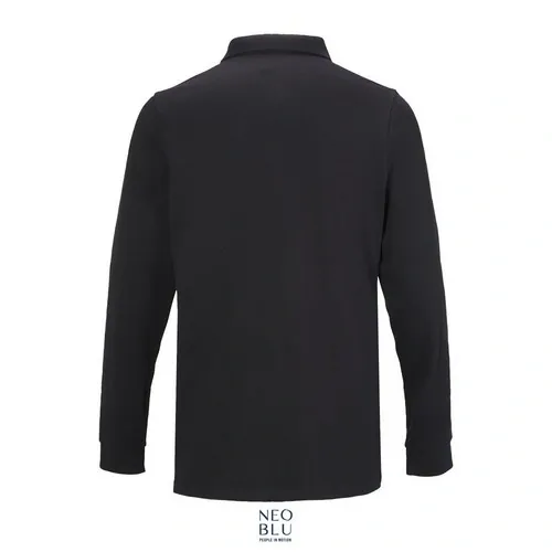 Polo manga larga con tapeta oculta algodón 180GSM ref S04396