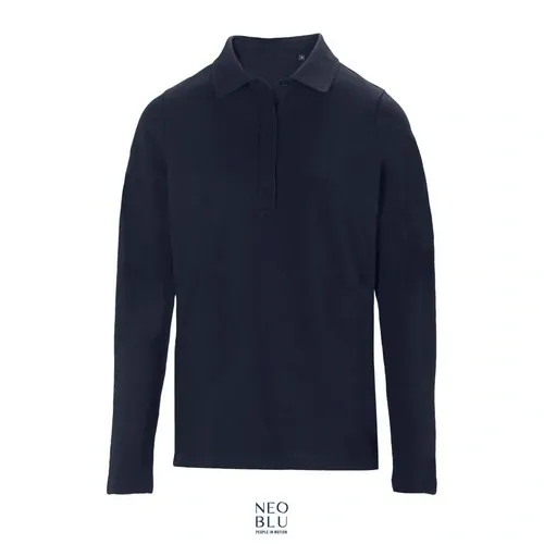 Polo manga larga con tapeta oculta algodón 180GSM ref S04397