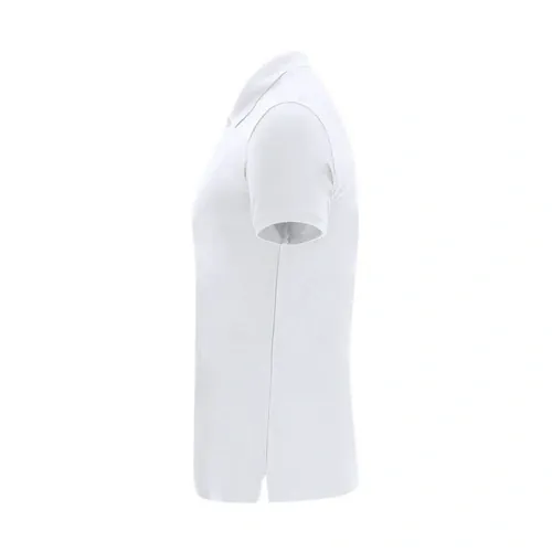 Polo mujer blanco Charles personalizable de algodón piqué ref 22342 - 01