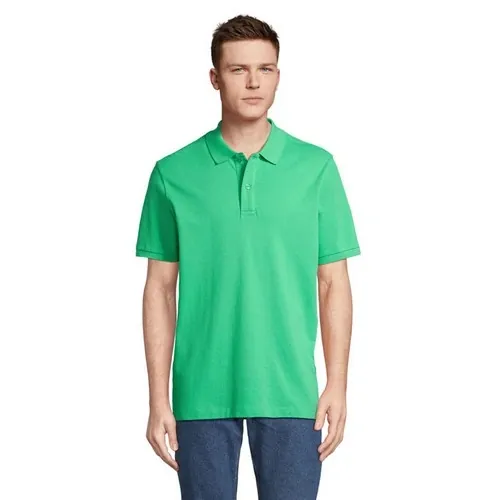 Polo de algodón Orgánico Con Cuello Acanalado ref S04242