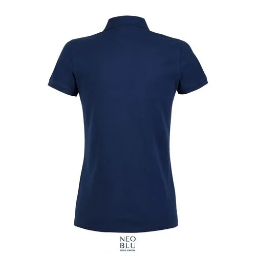 Polo piqué con tapeta oculta algodón para mujer 180GSM ref S03189