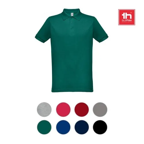 Polo unisex de manga corta con cuello reforzado ref 30268 - 00