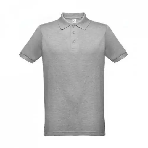 Polo unisex de manga corta con cuello reforzado ref 30268 - Gris Claro Matizado