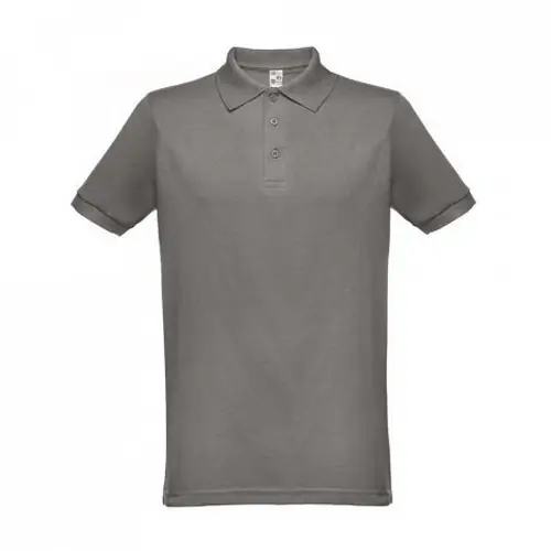 Polo unisex de manga corta con cuello reforzado ref 30268 - Gris
