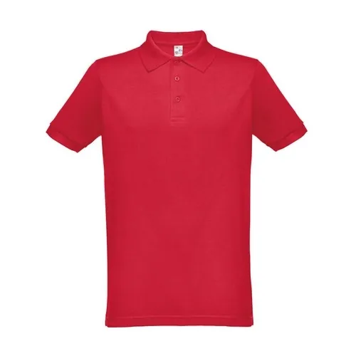 Polo unisex de manga corta con cuello reforzado ref 30268 - Rojo