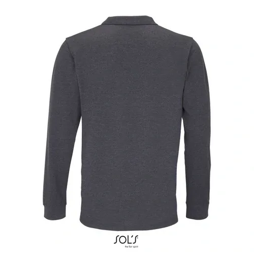 Polo unisex de manga larga algodón orgánico 179GSM ref S04241