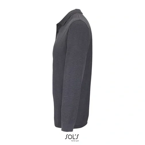 Polo unisex de manga larga algodón orgánico 179GSM ref S04241