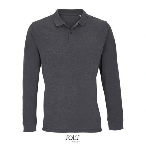 Polo unisex de manga larga algodón orgánico 179GSM ref S04241