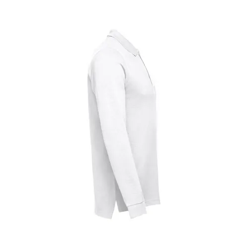 Polo unisex de manga larga en algodón 100 ref 30142 - Blanco 03