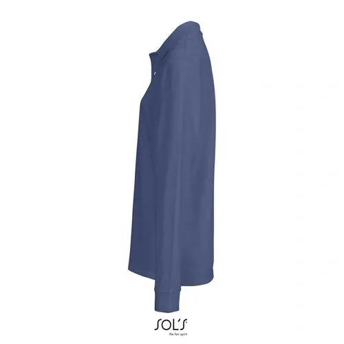 Polo unisex manga larga algodón peinado 180GSM ref S04441