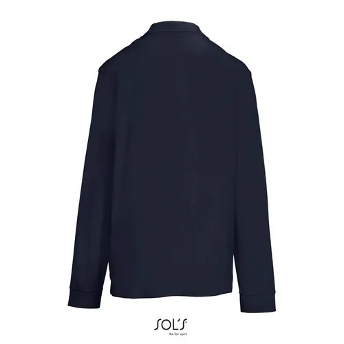 Polo unisex manga larga algodón peinado 180GSM ref S04441