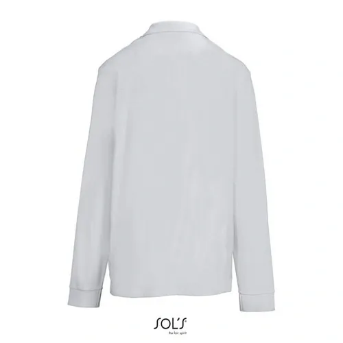 Polo unisex manga larga algodón peinado 180GSM ref S04441