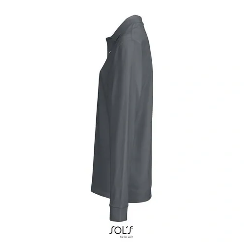 Polo unisex manga larga algodón peinado 180GSM ref S04441