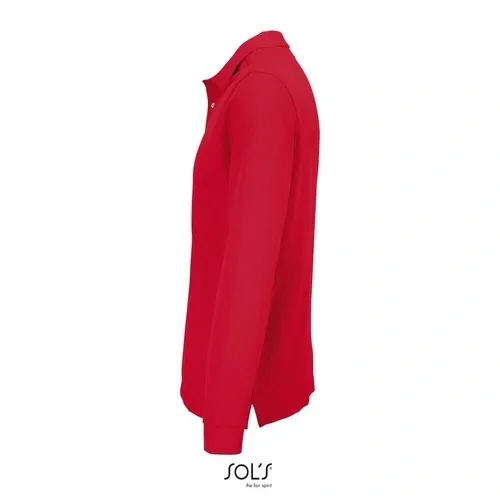 Polo unisex manga larga algodón peinado 180GSM ref S04441