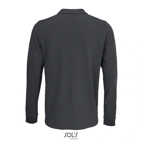 Polo unisex manga larga polialgódon para empresas 180GSM ref S03983