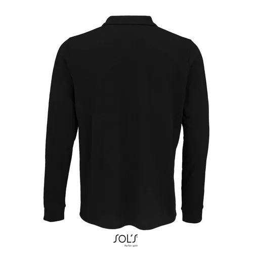 Polo unisex manga larga polialgódon para empresas 180GSM ref S03983