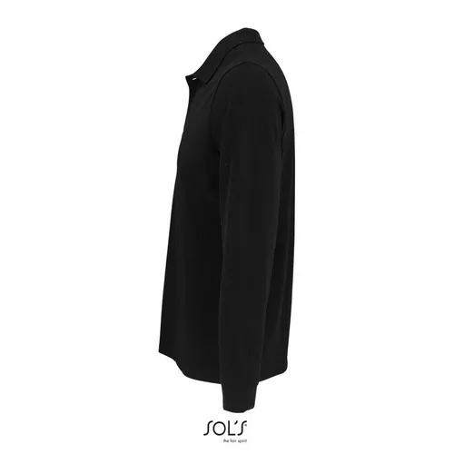 Polo unisex manga larga polialgódon para empresas 180GSM ref S03983