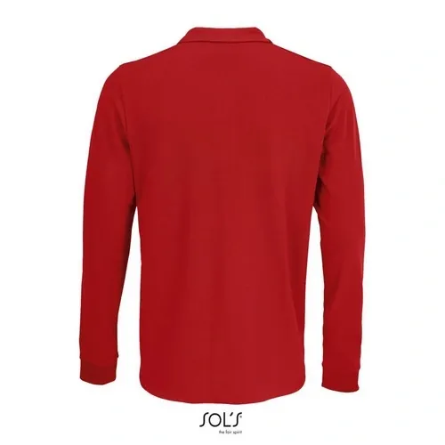 Polo unisex manga larga polialgódon para empresas 180GSM ref S03983
