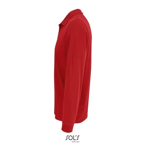 Polo unisex manga larga polialgódon para empresas 180GSM ref S03983