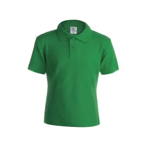 Polo de piqué para niño Keya con botones a juego ref 5876 - Verde