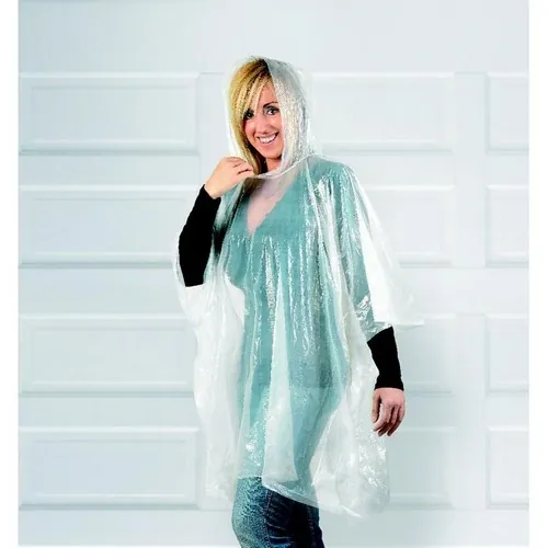 Poncho de lluvia transparente con mosquetón ref MO7421