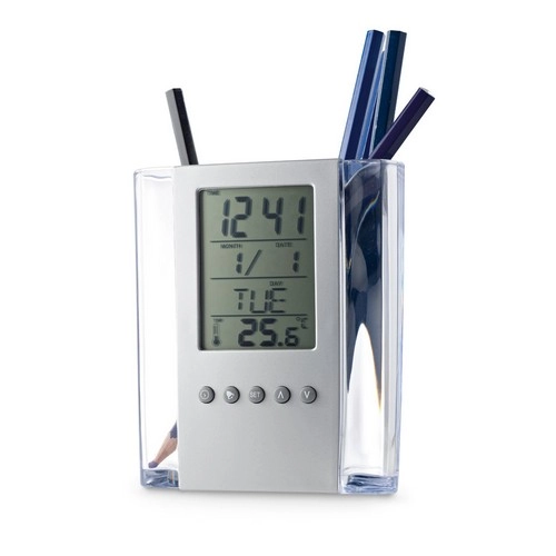 Porta bolígrafo con pantalla LCD y funciones múltiples ref 97065