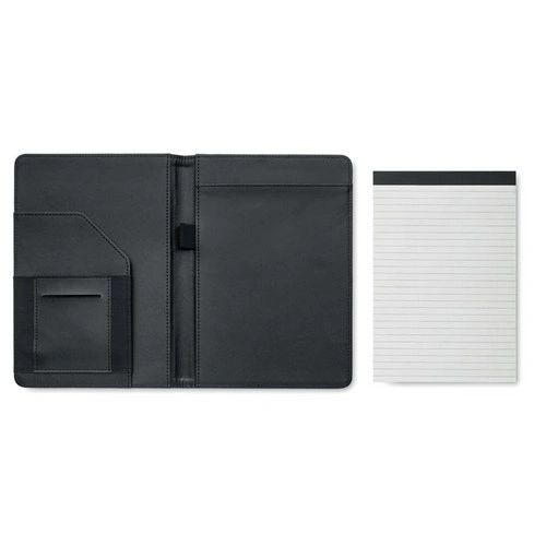 Porta documentos A5 en RPET con bloc recambiable ref MO2569