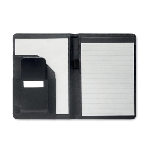 Porta documentos A5 en RPET con bloc recambiable ref MO2569