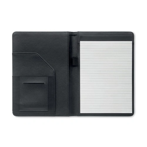 Porta documentos A5 en RPET con bloc recambiable ref MO2569