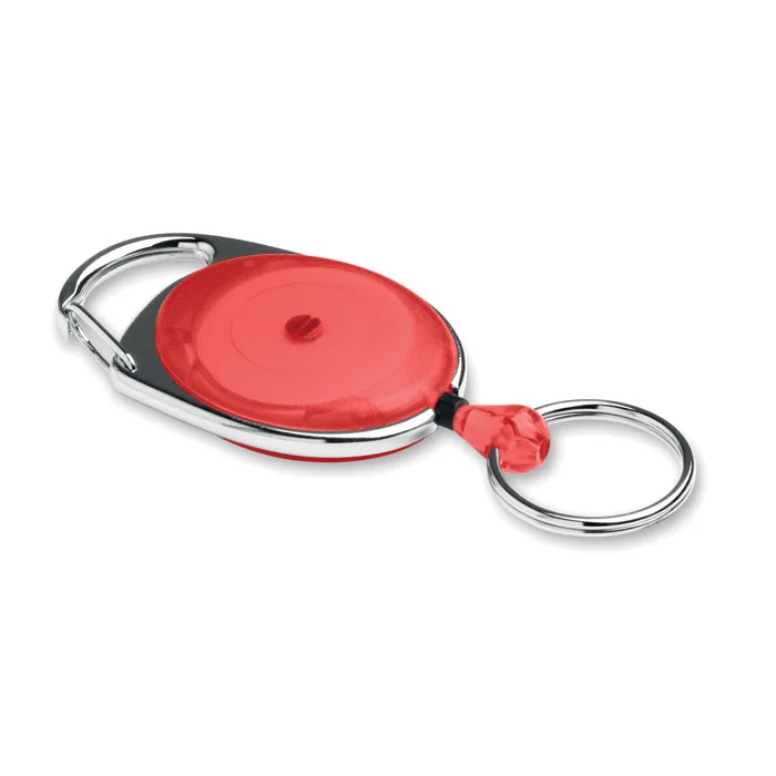 Portacredenciales retráctil Arronsa personalizable ref mo3200 - Back Rojo