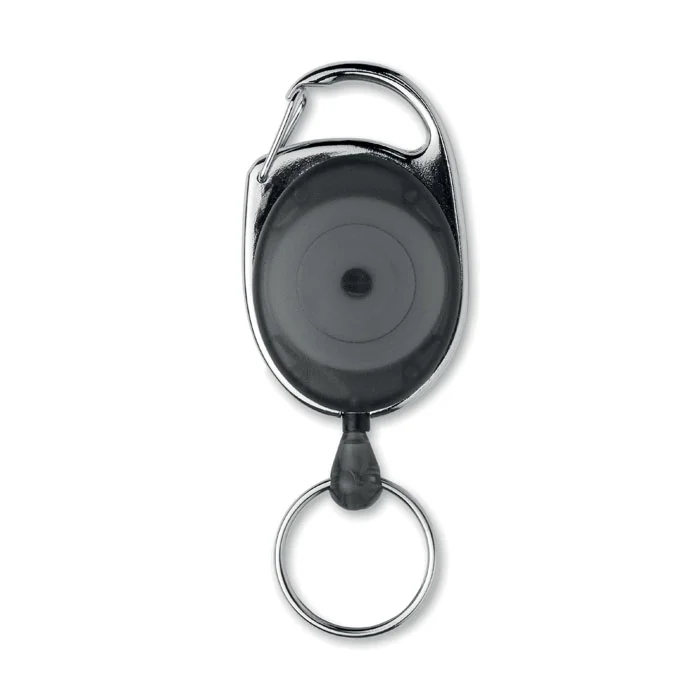 Portacredenciales retráctil Arronsa personalizable ref mo3200 - Negro Arriba