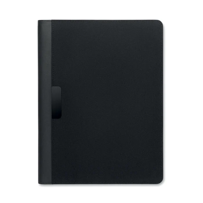Portafolio A4 con bloc de notas Profile4 ref mo3210 - Negro Arriba