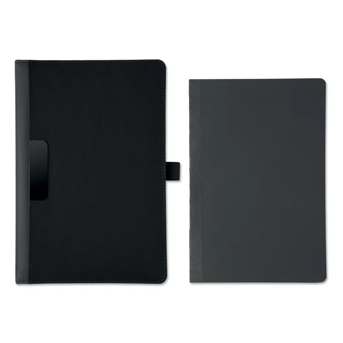 Portafolio A5 con bloc de notas Profile5 ref mo3211 - Negro 01