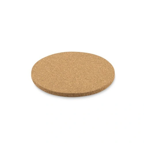 Posavasos de corcho redondo con impresión única ref MO9298
