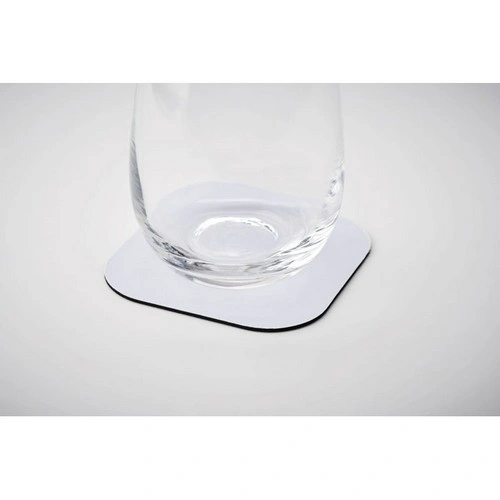 Posavasos de poliéster para sublimación con base de goma ref MO6474