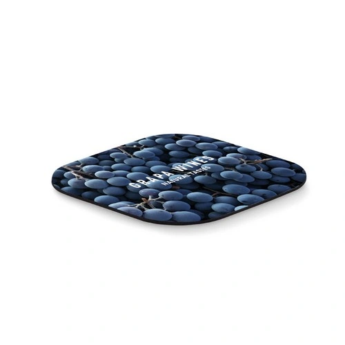 Posavasos de poliéster para sublimación con base de goma ref MO6474