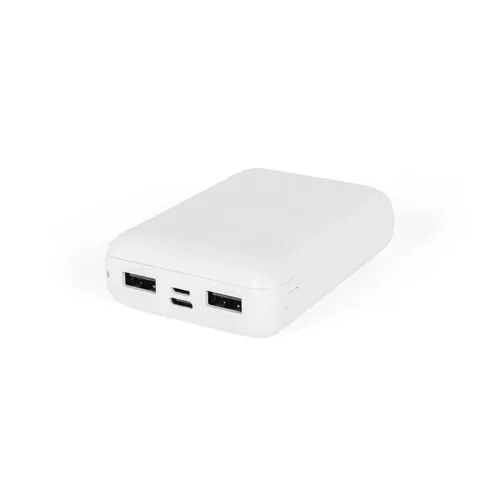 Power bank 10000 mAh en ABS reciclado ref 97198 - Blanco
