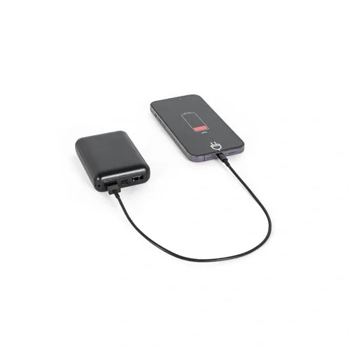 Power bank 10000 mAh en ABS reciclado ref 97198 - Negro 02
