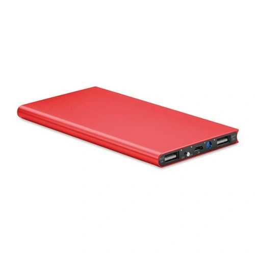 Power Bank 8000 mAh aluminio con indicador de luz ref MO8839
