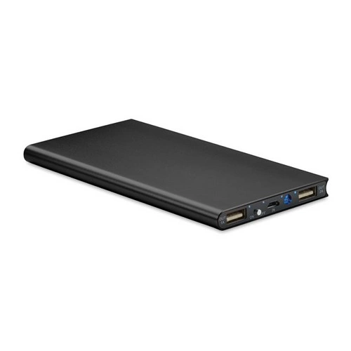 Power Bank 8000 mAh aluminio con indicador de luz ref MO8839
