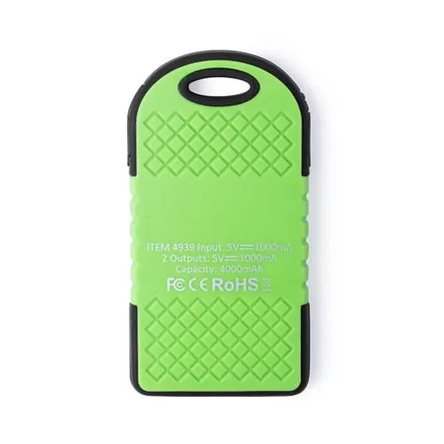 Batería solar resistente 4000 mAh carga dual ref 4939