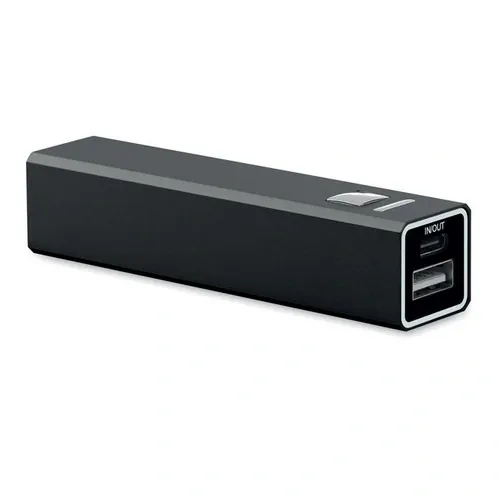 Powerbank 2600 mAh en aluminio reciclado con USB Tipo-C ref MO2374