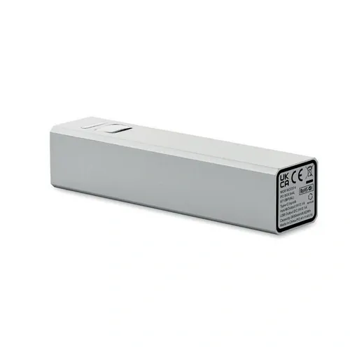 Powerbank 2600 mAh en aluminio reciclado con USB Tipo-C ref MO2374